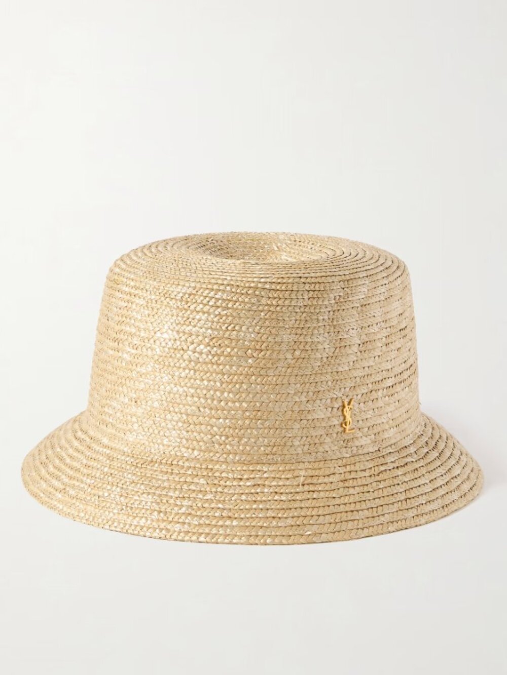 Saint Laurent Maglina Straw Bucket Hat